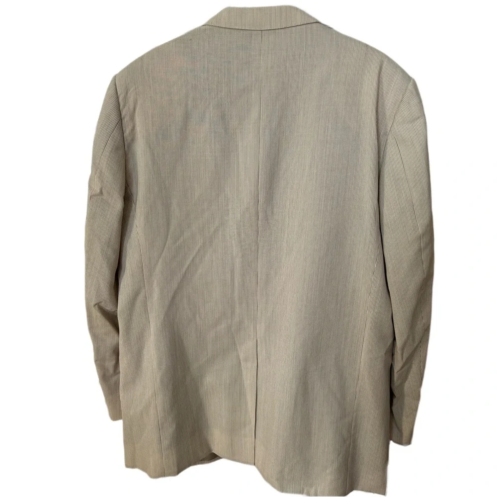 Vintage Gucci Men's Cream Single Breasted Blazer Wool Blend - Picture 6 of 13